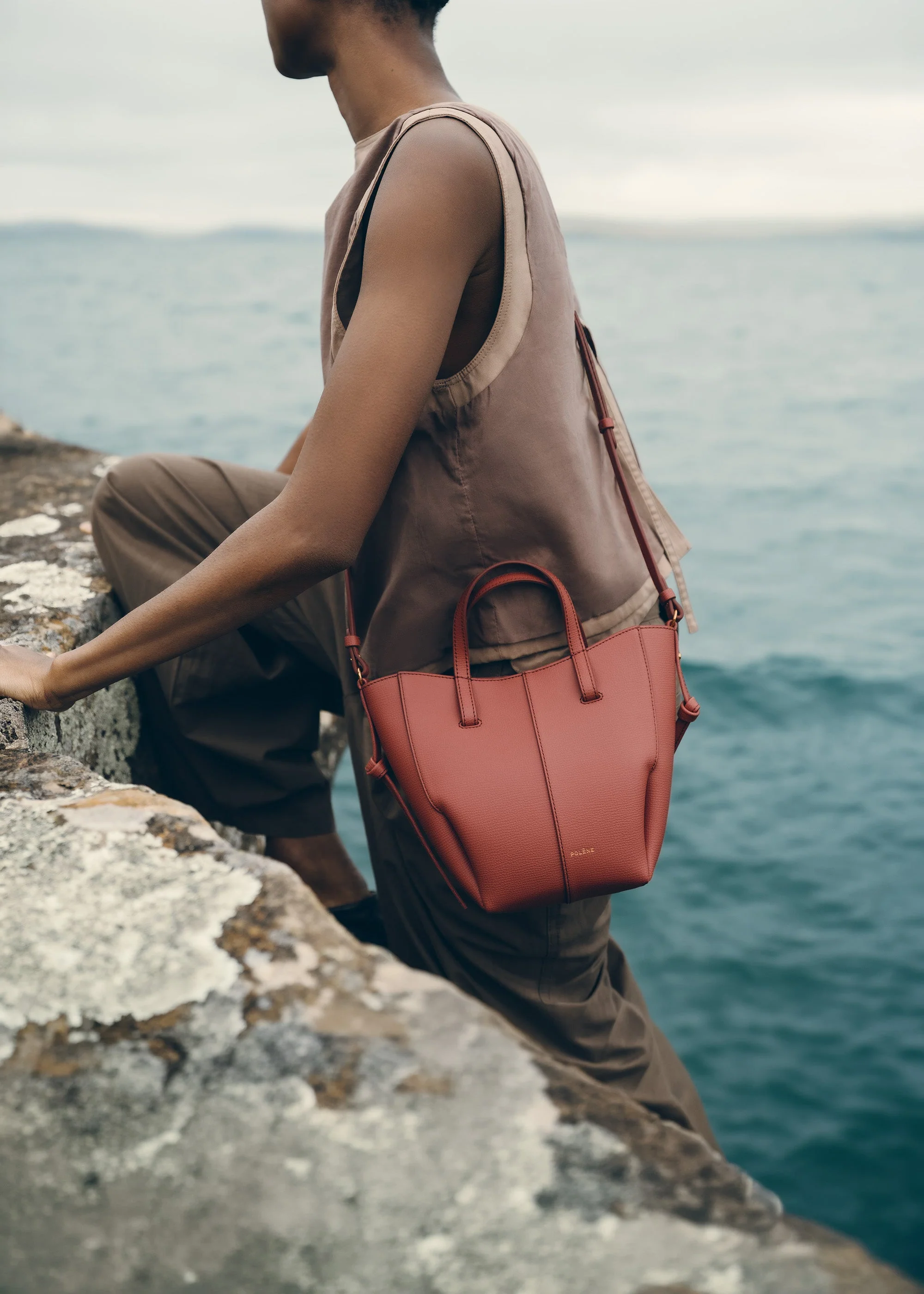 Cyme Tote Nano - Terracotta Granulada - Image 3