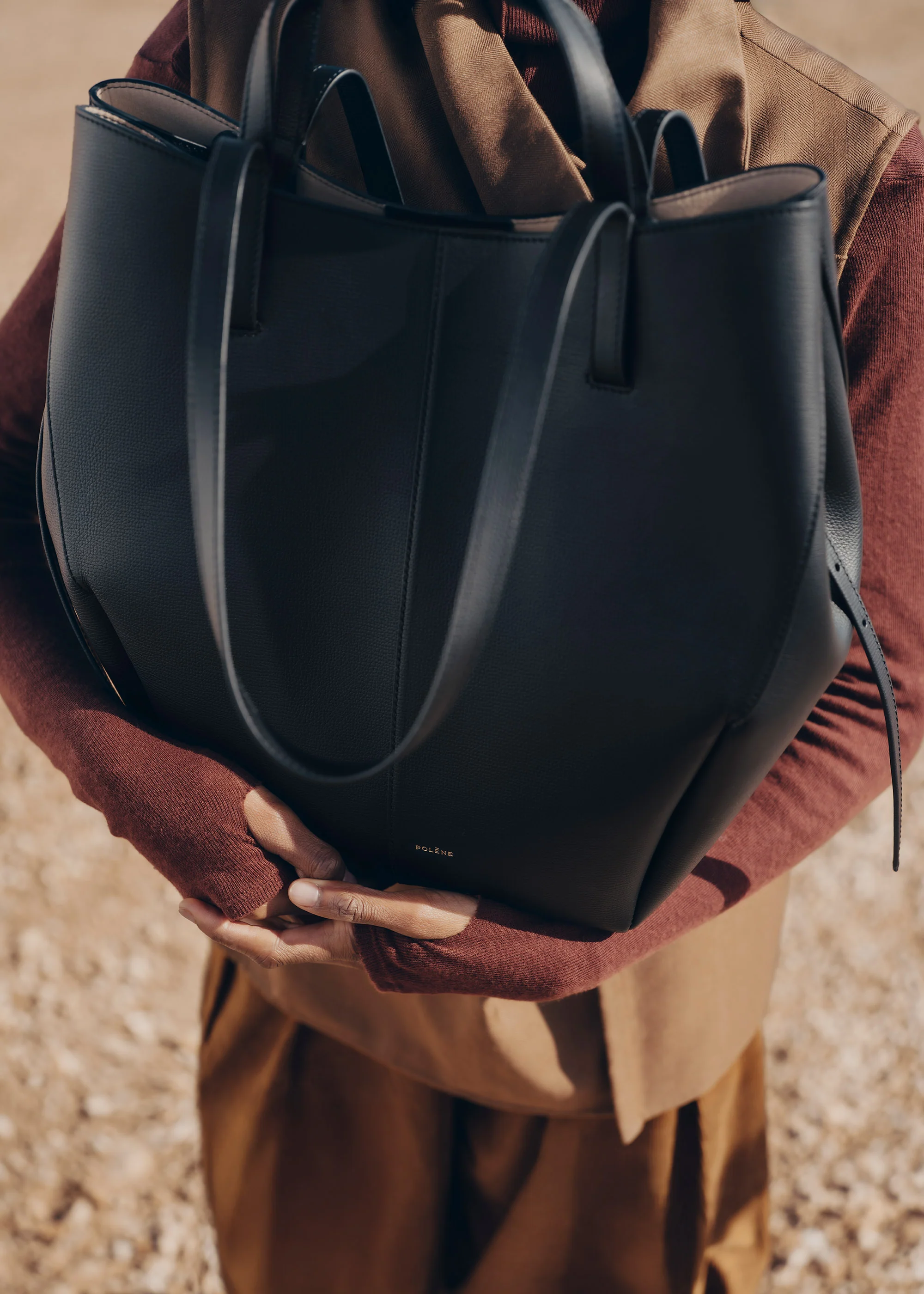 Cyme Tote - Nero Granulata - Image 3
