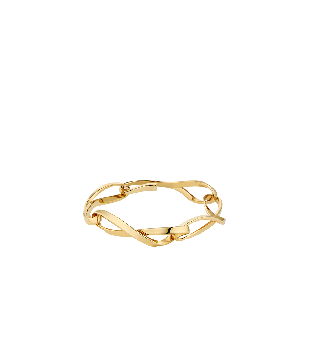 Bracciale a catena Éole - Placcata oro 24 carati