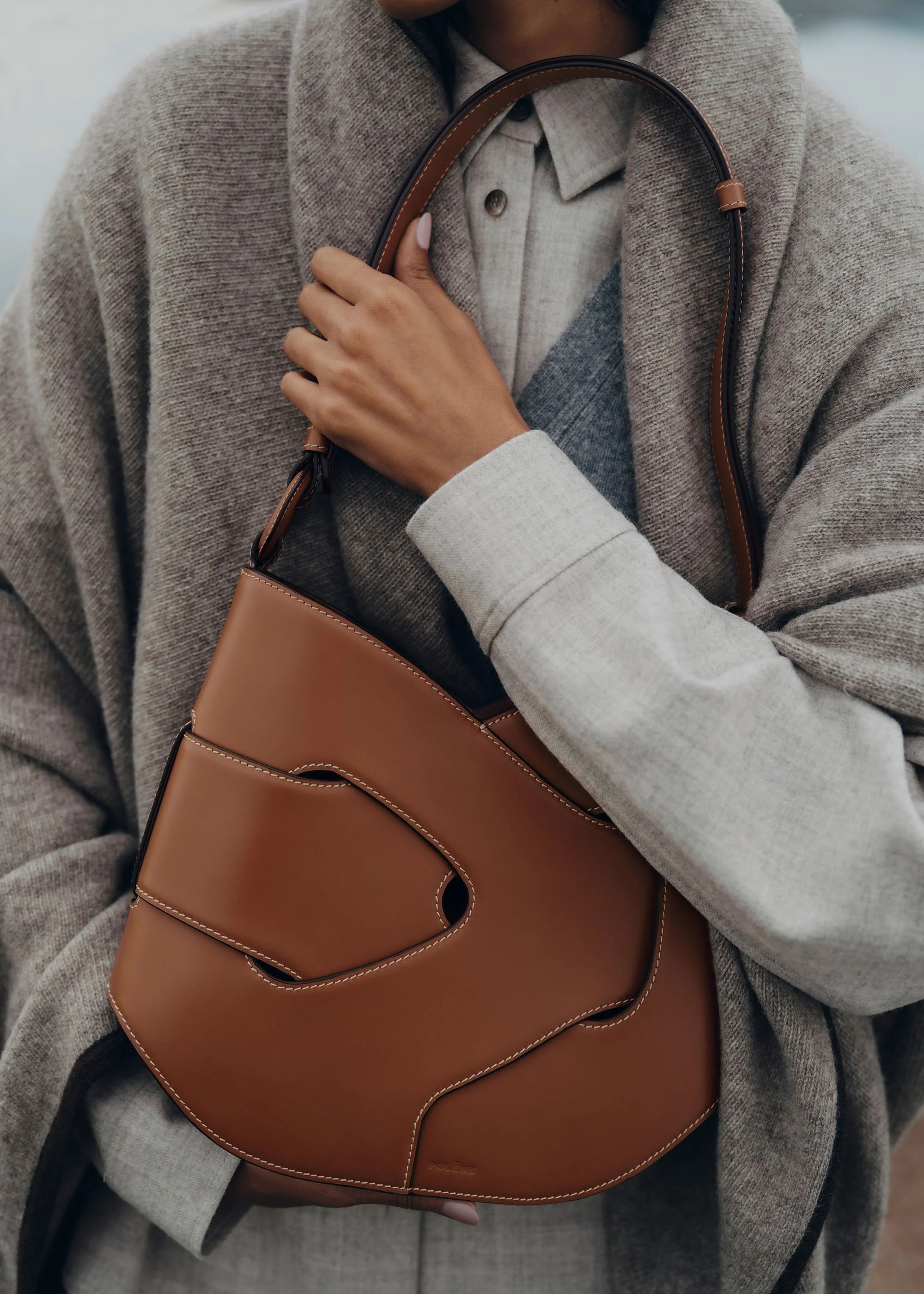 Nodde Hobo - Cognac Liscia - Image 3