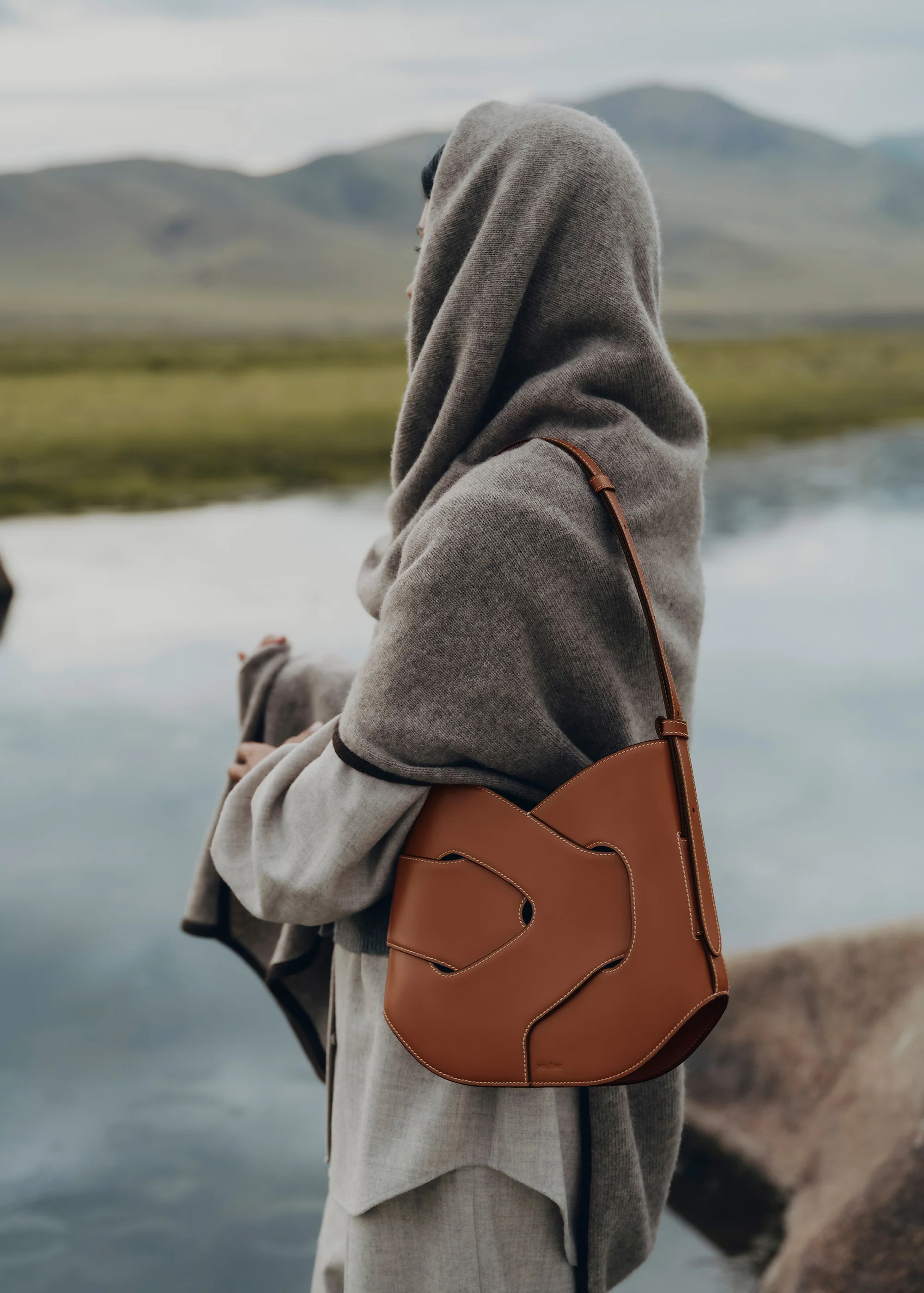 Nodde Hobo - Cognac Liscia - Image 6